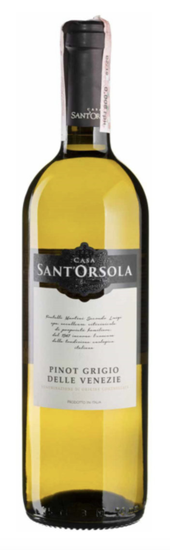 Вино Sant'Orsola Піно Гріджіо сух/біл 0,75л Італ 11%